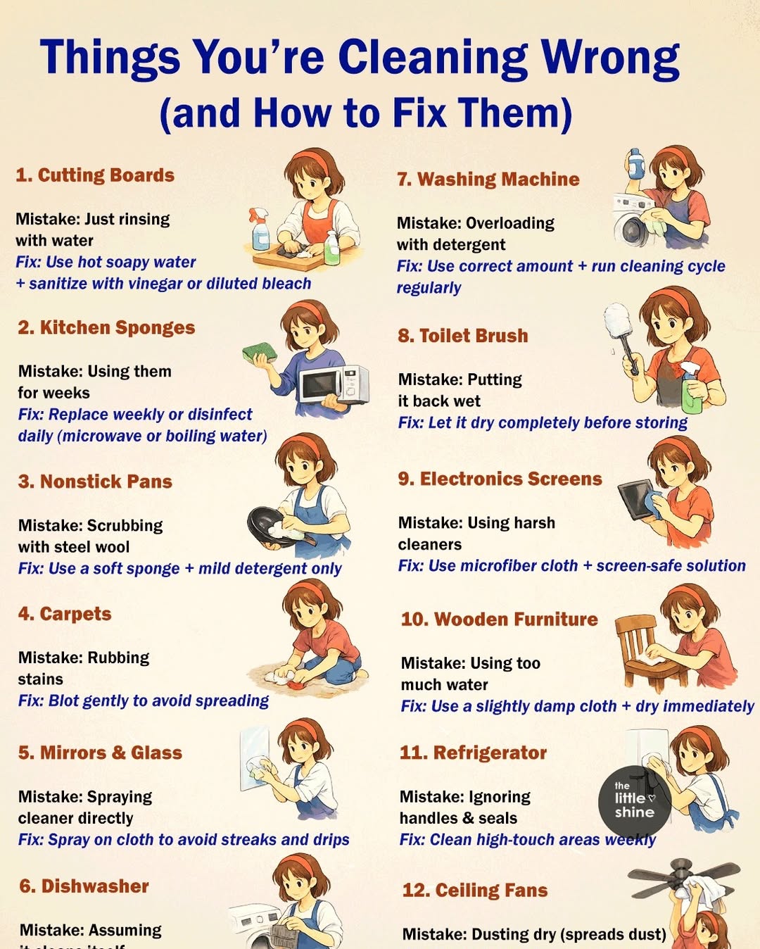 Things You’re Cleaning Wrong (and How to Fix Them)