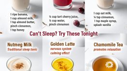 Natural Sleep Drinks to Help You Fall Asleep Faster