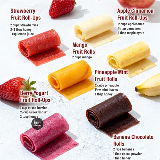 Real Fruit Roll-Ups (Healthy, No Preservatives)
