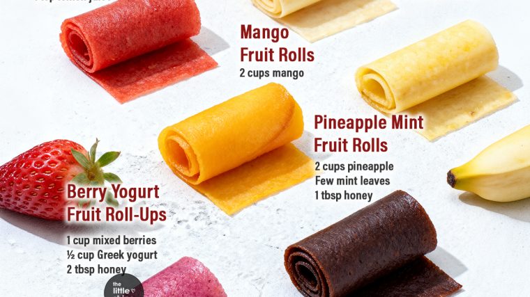 Real Fruit Roll-Ups (Healthy, No Preservatives)