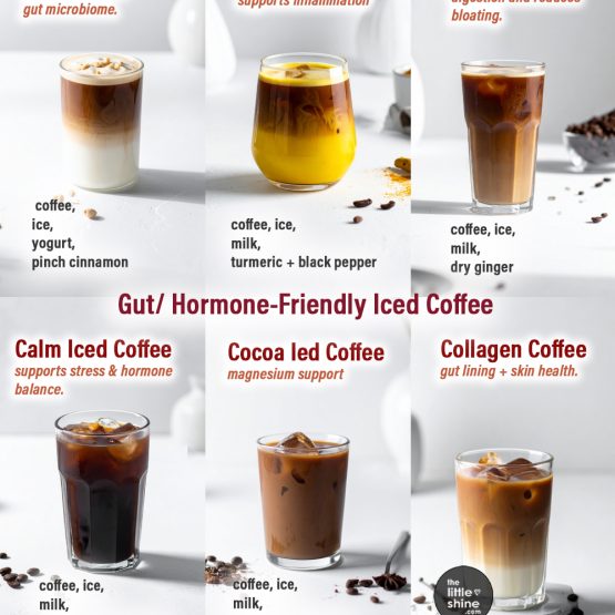 Gut & Hormone-Friendly Iced Coffee: 6 Functional Recipes You Can Actually Use