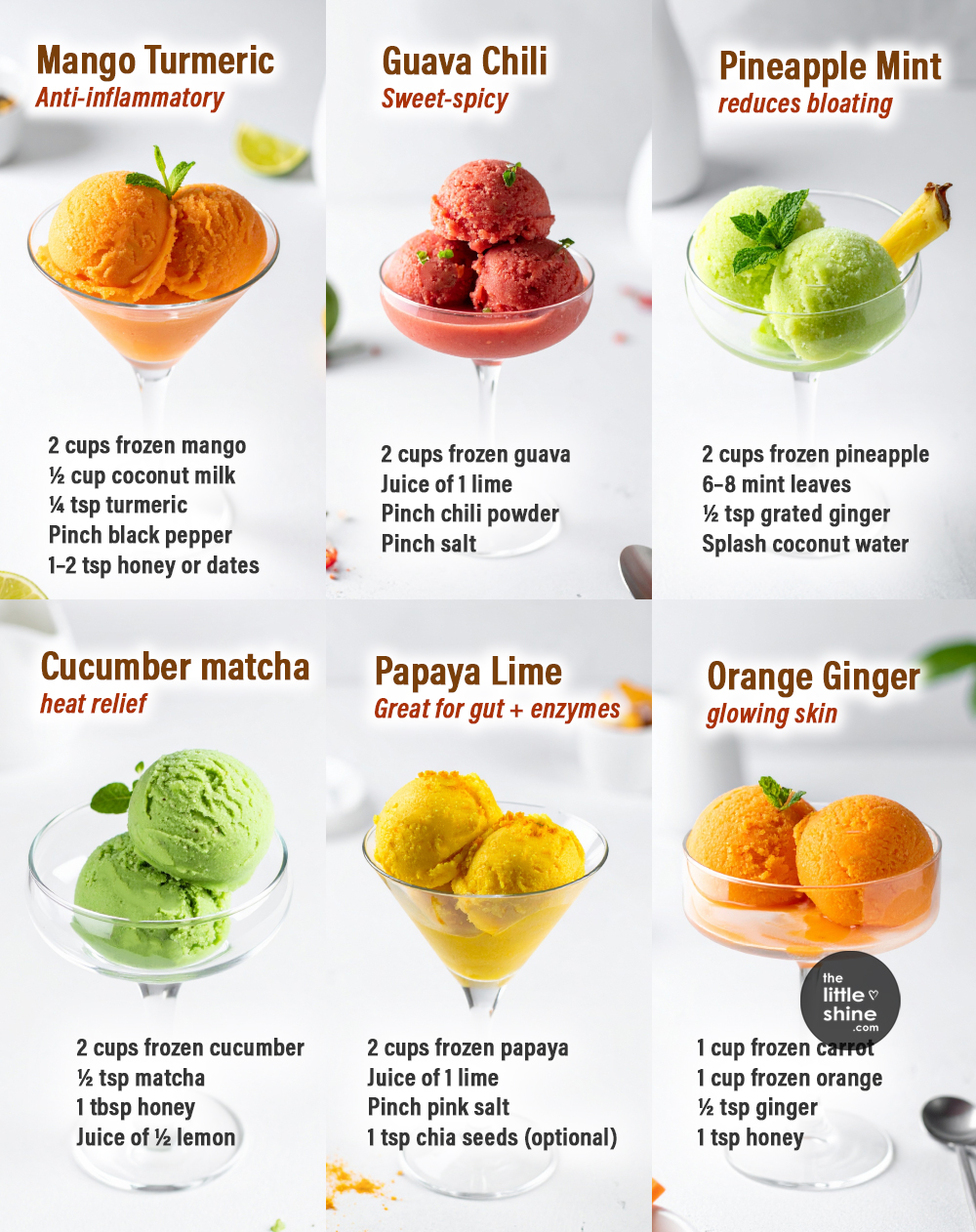 6 Healthy Sorbet Recipes for Summer