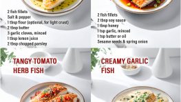 🐟 Easy Fish Recipes with Delicious Sauces