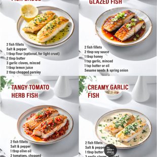 π Easy Fish Recipes with Delicious Sauces