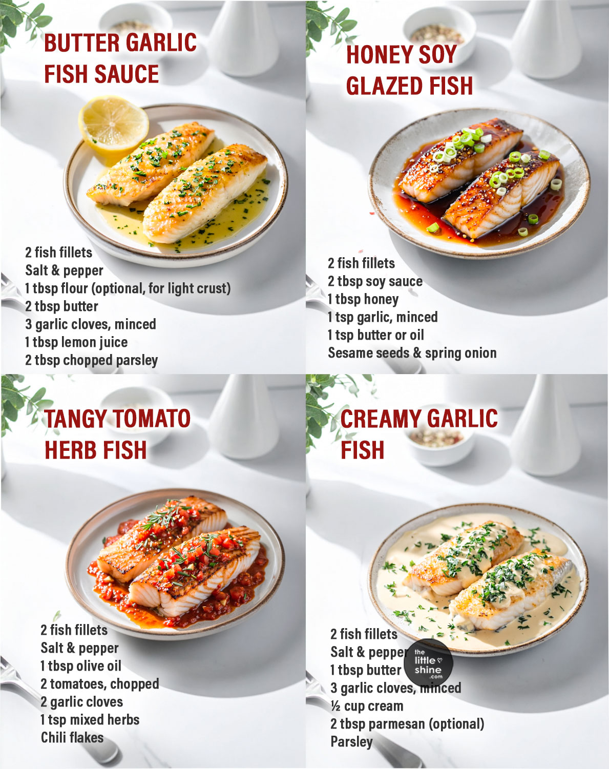 🐟 Easy Fish Recipes with Delicious Sauces