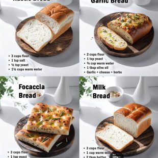 4 Easy Homemade Bread Recipes You’ll Want to Bake Again and Again 🍞