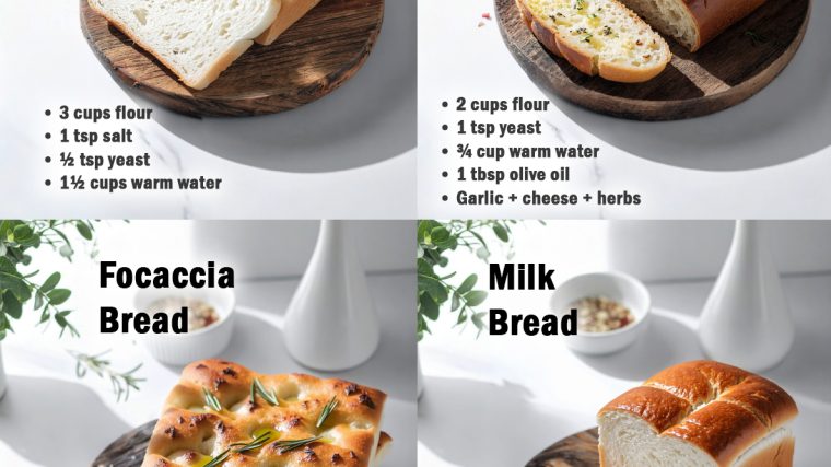 4 Easy Homemade Bread Recipes You’ll Want to Bake Again and Again 🍞