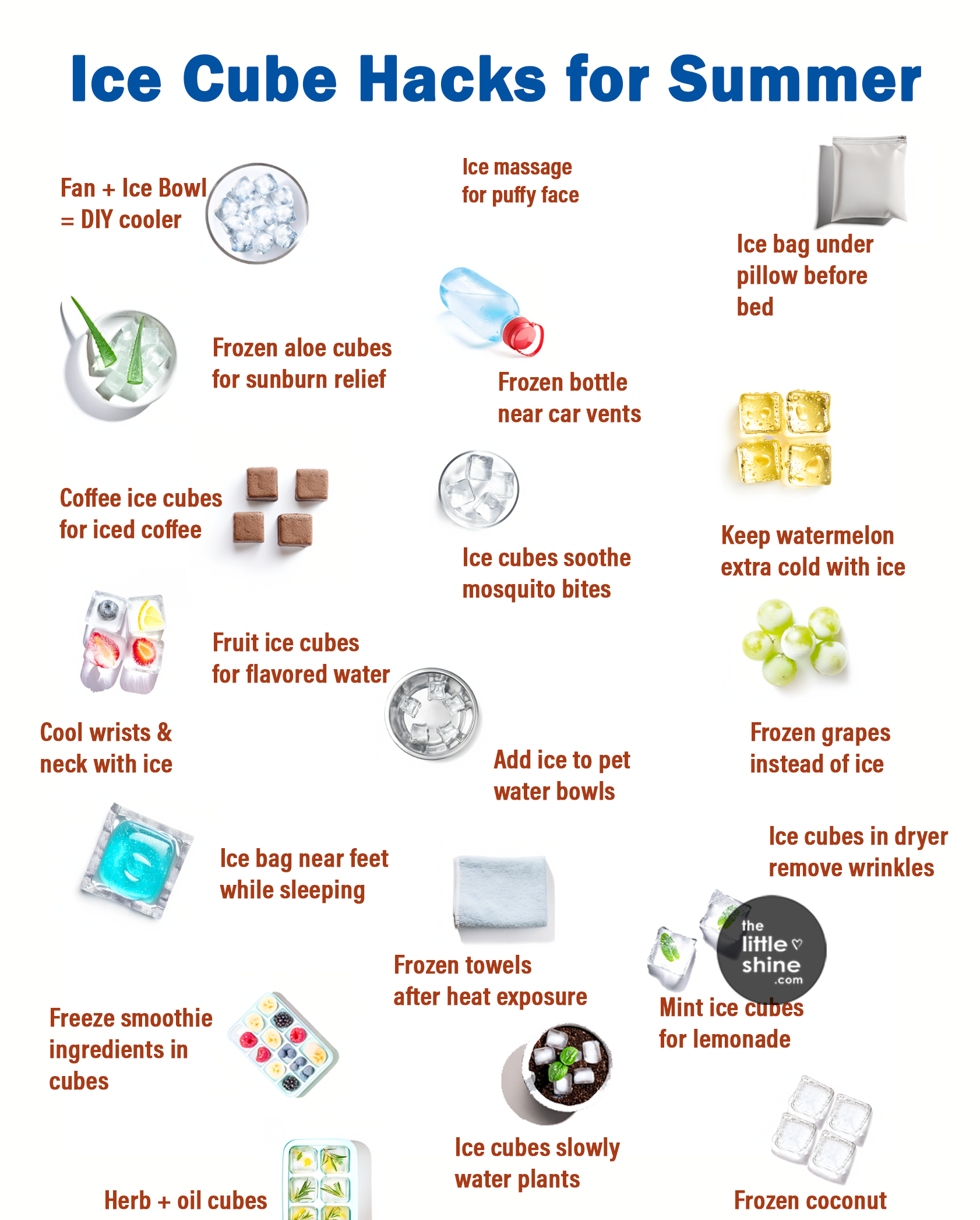 Ice Cube Hacks for Summer: Smart Ways to Stay Cool, Refreshed, and Comfortable