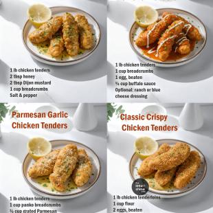 Homemade Chicken Tenders – 4 Easy Recipes