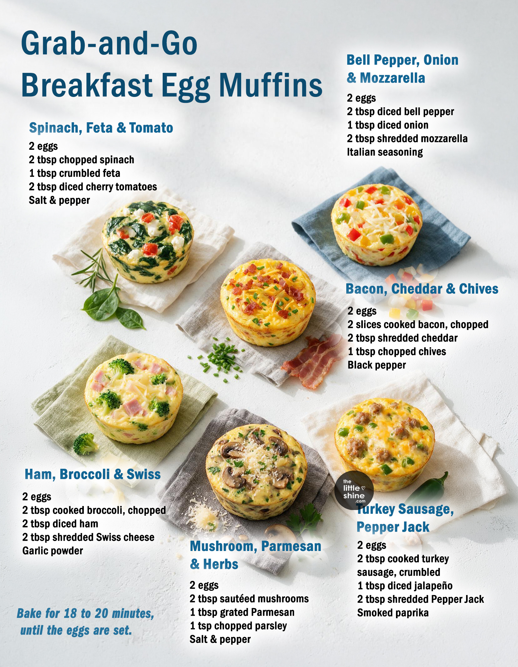 Grab-and-Go Egg Breakfast Muffins 🥚
