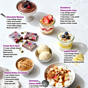 Easy High-Protein Cottage Cheese Desserts (15–25g Protein Per Serving)