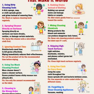 25 Cleaning Mistakes That Make Your Home Dirtier (And How to Avoid Them)